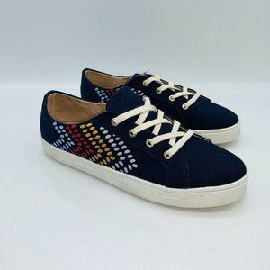 Jack Rogers Navy Luna Lace Up Canvas Sneaker 9